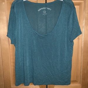 Aèropostale seriously soft  blue teeshirt